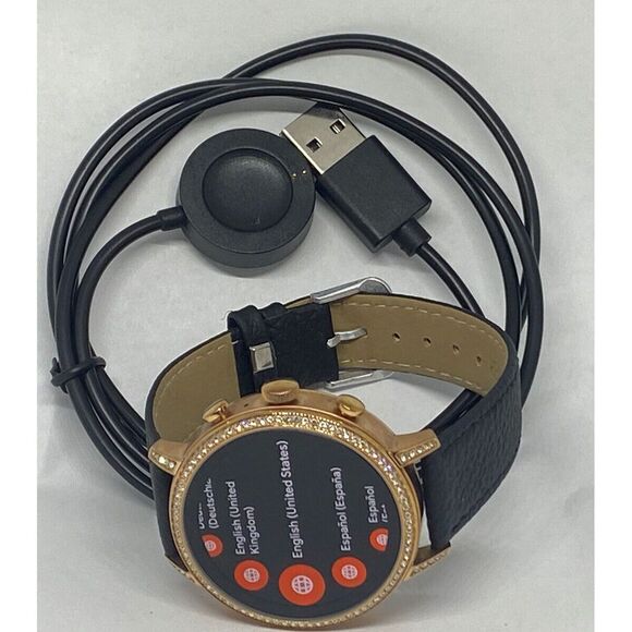 Fossil Gen 4 Authentic Digital Dial Smart Watch Custom Band FTW6030 DC143 - Picture 7 of 12